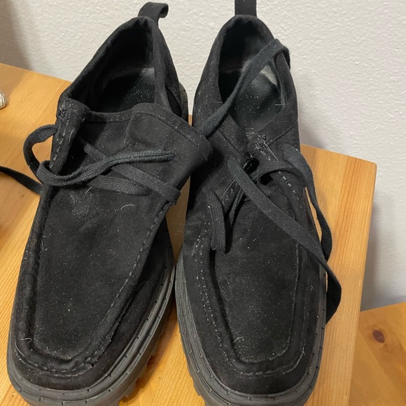 Primark Platform Oxfords Lace Up Chunky Lug Sole /US 8 - Picture 1 of 6